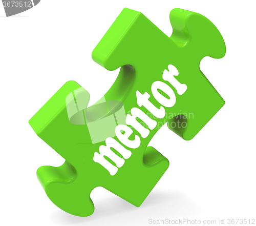 Image of Mentor Puzzle Shows Advice Mentoring And Mentors