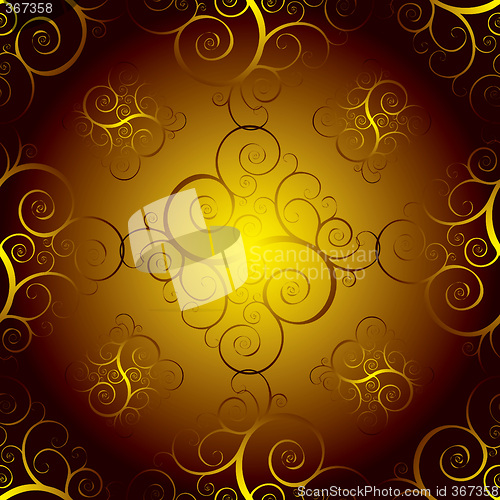 Image of seamless iron gold