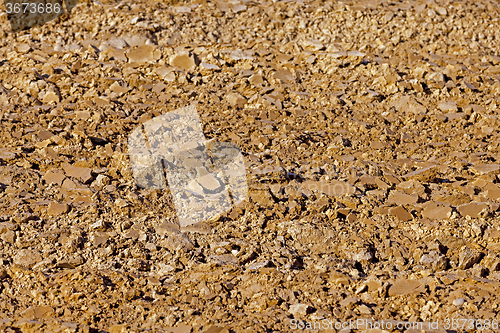 Image of plowed land   close up.