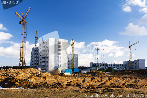 Image of new building  . Belarus