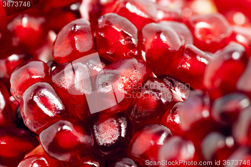 Image of   ripe red pomegranate  