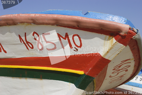 Image of Fishingboat in the harbour of Monastir