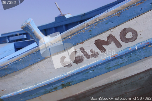 Image of Fishingboat in the harbour of Monastir