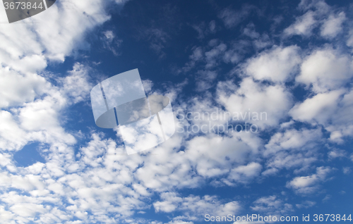 Image of sky with clouds  