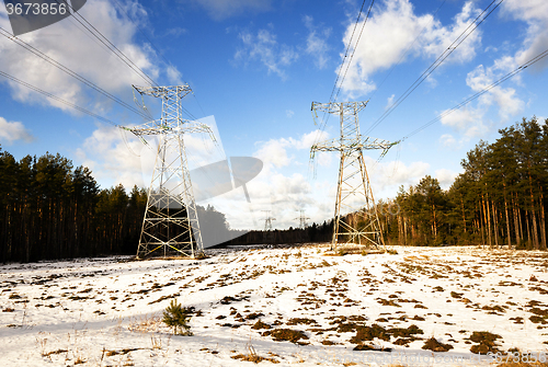 Image of Power in the winter  