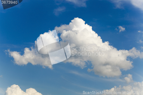 Image of   sky  in  clouds  