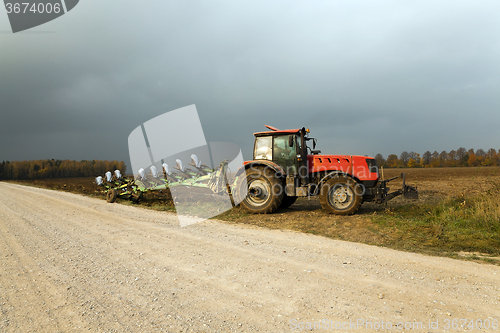 Image of plowed agricultural field 