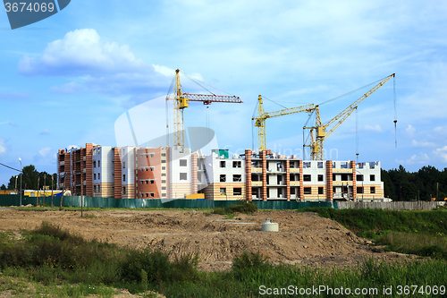 Image of new building  . Belarus