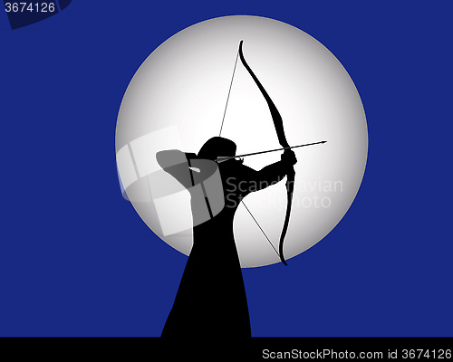 Image of female archer
