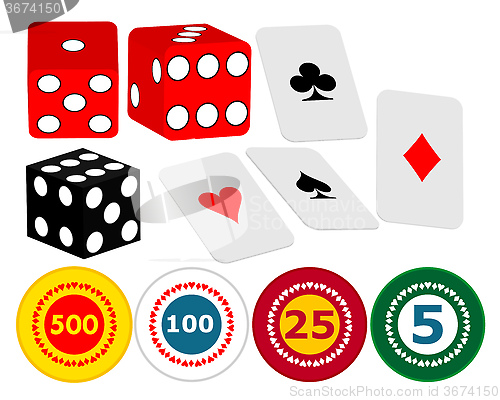 Image of dice game