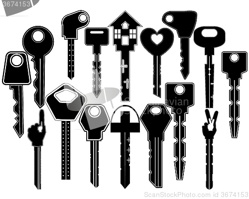 Image of different keys