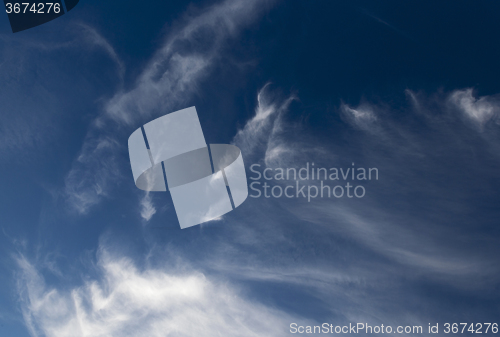 Image of   blue sky which clouds 