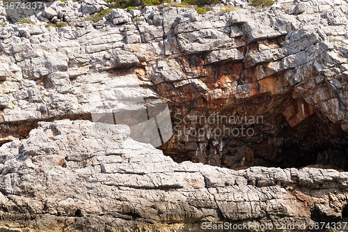 Image of cave in the rock  