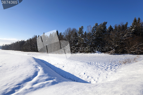 Image of   snow on the ground