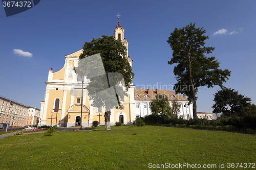 Image of church in Hrodna  
