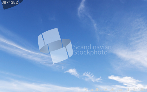 Image of   blue sky which clouds 