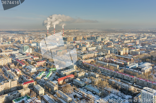 Image of Residential districts on Melnikayte street. Tyumen