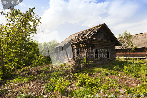 Image of abandoned house . Belarus.