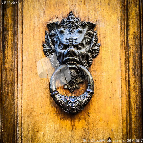 Image of Devil Head Door Knocker