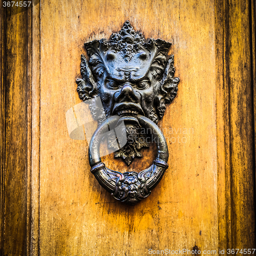 Image of Devil Head Door Knocker