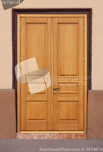 Image of Beautiful contemporary wooden door