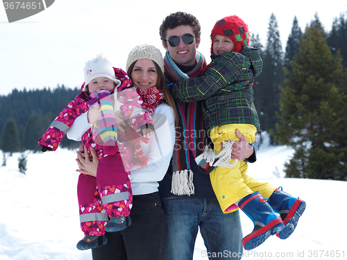 Image of winter family