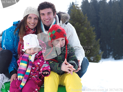 Image of winter family