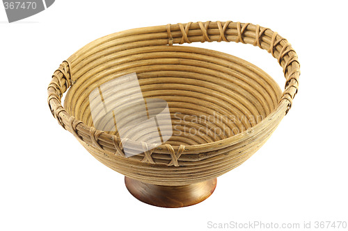 Image of Empty Wicker Basket