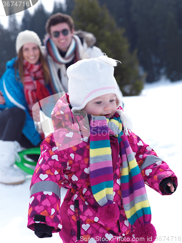 Image of winter family