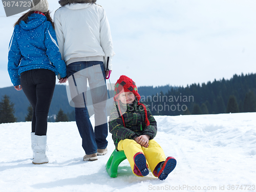 Image of winter family