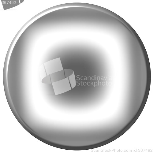 Image of Silver Circular Button