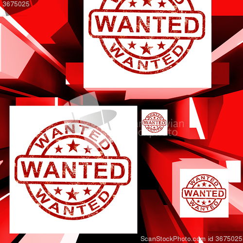 Image of Wanted On Cubes Shows Needed