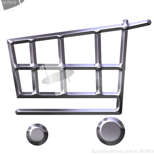 Image of Silver Shopping Cart