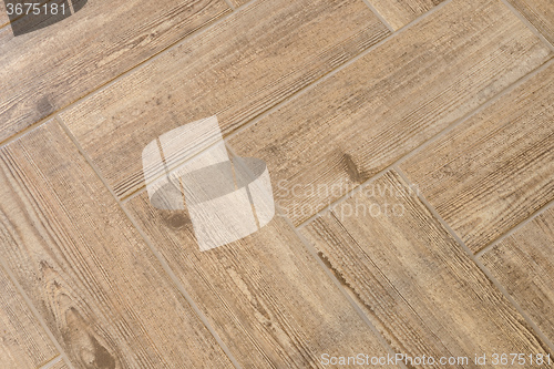 Image of Wooden ceramic tile texture 