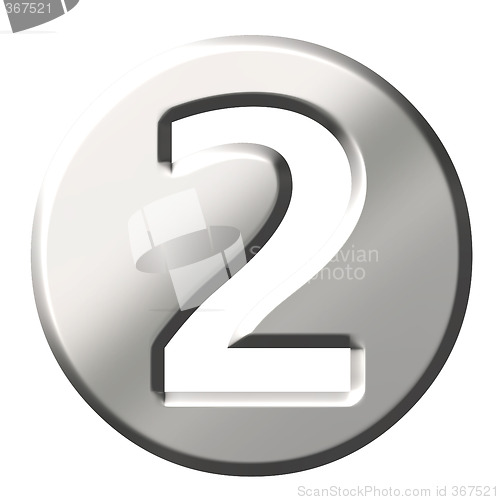 Image of 3D Steel Number 2