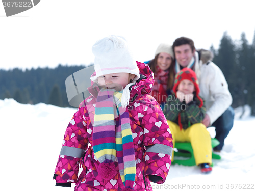 Image of winter family