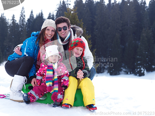 Image of winter family