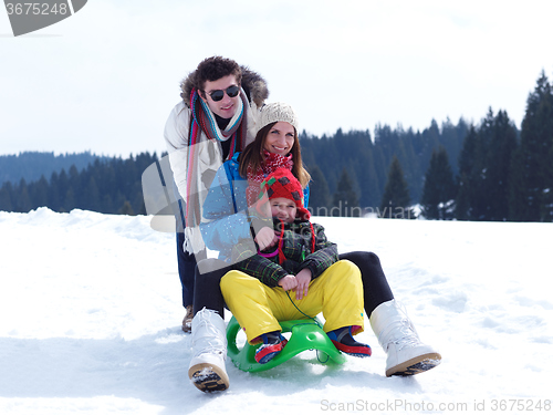 Image of winter family