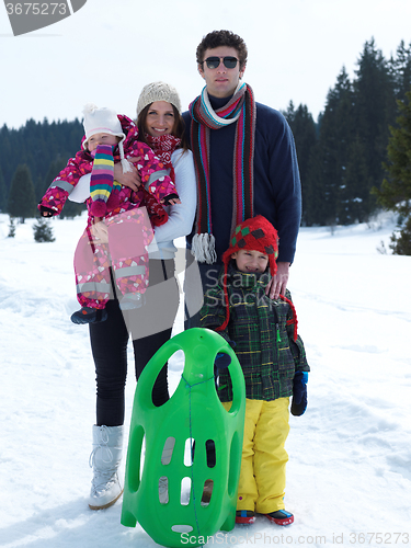 Image of winter family