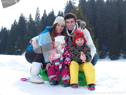 Image of winter family