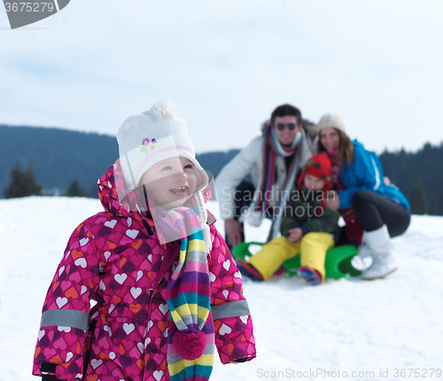 Image of winter family