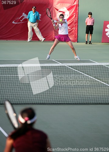 Image of Dechy playing Shuai Peng