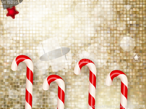 Image of Christmas greeting card. EPS 10