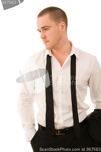 Image of Portrait of a young businessman