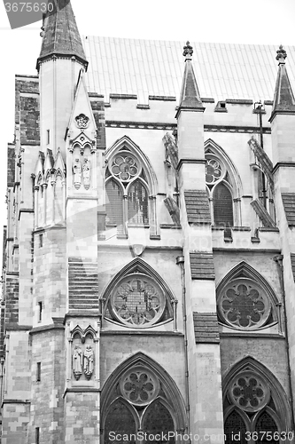 Image of   westminster  cathedral in london england old  construction and