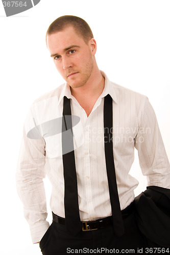 Image of Portrait of a young businessman