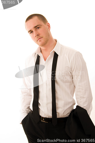 Image of Portrait of a young businessman