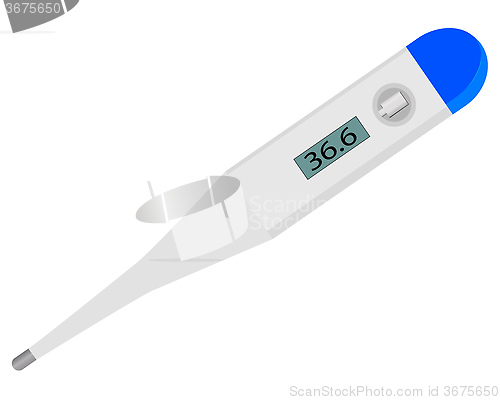 Image of electronic digital thermometer