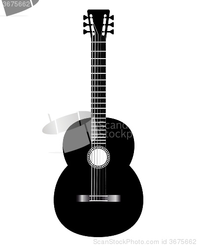 Image of guitar black