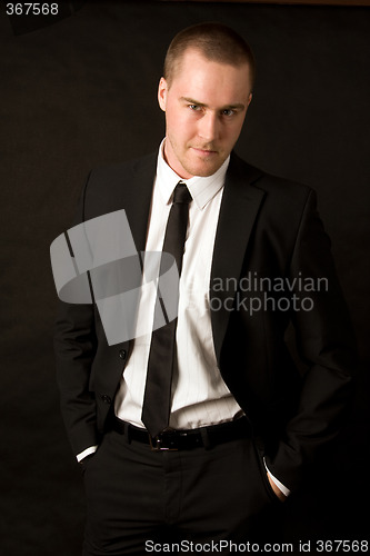 Image of Portrait of a young businessman